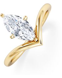 The Diamond Store - Vela 1.00Ct Marquise Cut Lab Diamond Solitaire Engagement Ring - Lyst