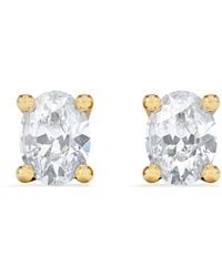 The Diamond Store - 0.3 Ct Naomi Oval Cut Lab Grown Diamond Stud Earrings - Lyst