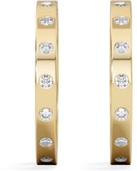 The Diamond Store - Élan 0.15Ct Lab Diamond Hoop Earrings - Lyst