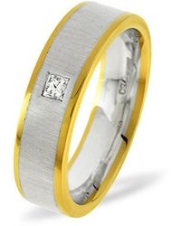 The Diamond Store - 0.07Ct G/Vs Diamond 18K Dress Ring - Lyst