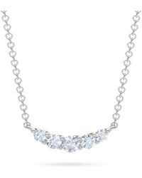 The Diamond Store - Legacy 0.50Ct Round Cut Lab Diamond Necklace - Lyst