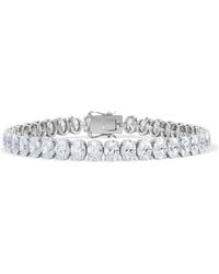 The Diamond Store - Luxe 15.00Ct Lab Diamond Tennis Bracelet With Igi Certified Oval-Cut Diamonds - Lyst