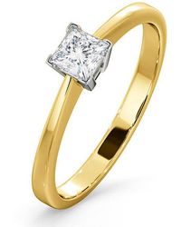 The Diamond Store - Certified Lauren 18K Diamond Engagement Ring 0.33Ct-G-H/Si - Lyst