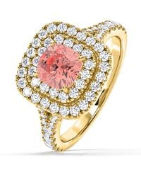 The Diamond Store - Anastasia Lab Diamond 1.65Ct Halo Ring - Lyst