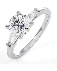 The Diamond Store - Isadora Gia Diamond Engagement Ring 18Kw 1.25Ct G/Vs2 - Lyst