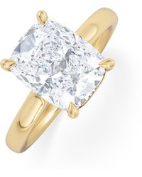 The Diamond Store - Amora 3.00Ct Elongated Cushion Cut Lab Diamond Solitaire Engagement Ring - Lyst