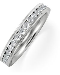The Diamond Store - Diamond Eternity Ring Rae Channel Set 1.00Ct H/Si - Lyst
