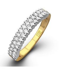 The Diamond Store - Sophie 18K Diamond Eternity Ring 0.50Ct H/Si - Lyst