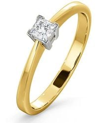 The Diamond Store - Certified Lauren 18K Diamond Engagement Ring 0.25Ct-G-H/Si - Lyst