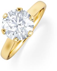 The Diamond Store - 2 Carat Diamond Engagement Ring High Set Chloe Lab F/Vs1 18K - Lyst