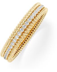 The Diamond Store - Woven 0.25Ct Lab Diamond Eternity Ring - Lyst