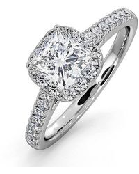 The Diamond Store - Roxy Lab Diamond Engagement Side Stone Ring 1.58Ct F/Vs1 - Lyst