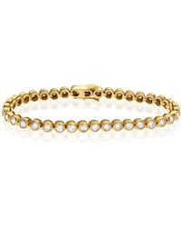 The Diamond Store - Diamond Tennis Bracelet Rubover Style 3.00Ct 9K - Lyst
