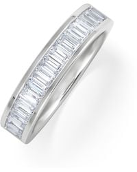 The Diamond Store - Grace 18K Diamond Eternity Ring 1.00Ct H/Si - Lyst