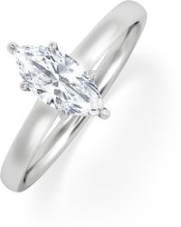 The Diamond Store - Amora Marquise 0.50Ct Lab Diamond Engagement Ring F/Vs Set - Lyst