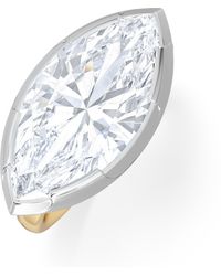The Diamond Store - East West 5.00Ct Marquise Cut Lab Diamond Solitaire Engagement Ring - Lyst