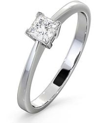 The Diamond Store - Certified Lauren 18K Diamond Engagement Ring 0.33Ct-G-H/Si - Lyst