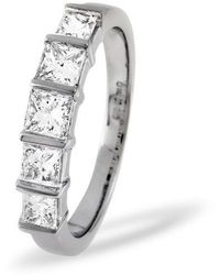 The Diamond Store - Lauren 5 Stone Diamond Eternity Ring 1.00Ct G/Vs - Lyst