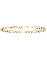 The Diamond Store - Paperclip 0.36Ct Lab Diamond Link Bracelet - Lyst