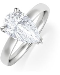 The Diamond Store - Origin 2.00Ct Pear Cut Lab Diamond Solitaire Engagement Ring - Lyst