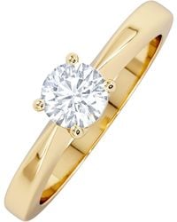 The Diamond Store - Naomi Lab Diamond Engagement Ring 0.50Ct H/Si - Lyst
