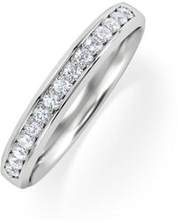 The Diamond Store - Lab Diamond Heritage Half Eternity Ring 0.30Ct H/Si - Lyst