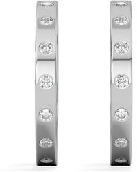 The Diamond Store - Élan 0.15Ct Lab Diamond Hoop Earrings - Lyst