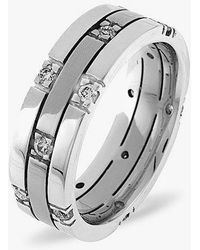 The Diamond Store - Amy 0.37Ct H/Si Diamond And Wedding Ring - Lyst