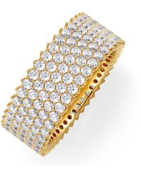 The Diamond Store - Jasmine Lab Diamond Pave Eternity Ring 3.00Ct G/Vs - Lyst