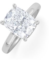 The Diamond Store - Amora 3.00Ct Elongated Cushion Cut Lab Diamond Solitaire Engagement Ring - Lyst