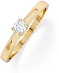 The Diamond Store - Naomi Lab Diamond Engagement Ring 0.15Ct H/Si - Lyst