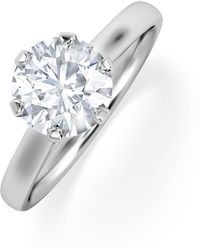The Diamond Store - 1.50 Carat Diamond Engagement Ring High Set Chloe Lab F/Vs1 - Lyst