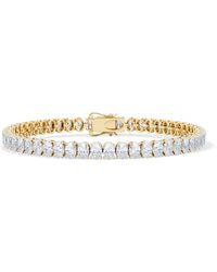 The Diamond Store - Luxe 10.00Ct Lab Diamond Tennis Bracelet With Igi Certified Oval-Cut Diamonds - Lyst