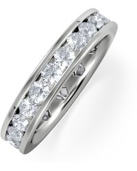 The Diamond Store - Rae Lab Diamond Eternity Ring Channel Set 2.00Ct F/Vs - Lyst