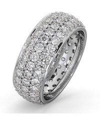 The Diamond Store - Eternity Ring Sara 18K Diamond 3.00Ct H/Si - Lyst