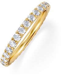 The Diamond Store - Erin Lab Diamond Eternity Ring 18K 1.00Ct G/Vs - Lyst