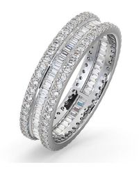 The Diamond Store - Eternity Ring Katie 18K Diamond 1.00Ct H/Si - Lyst