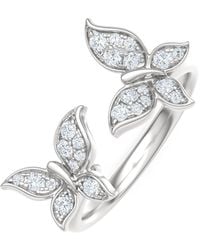 The Diamond Store - Papillon 0.20Ct Lab Diamond Ring - Lyst