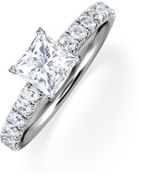 The Diamond Store - Katerina Gia Princess Diamond Engagement Ring 1.15Ct G/Si2 - Lyst