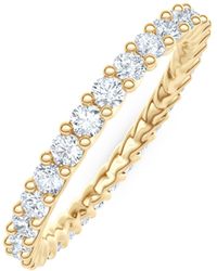 The Diamond Store - Legacy 1.00Ct Round Cut Lab Diamond Eternity Ring - Lyst