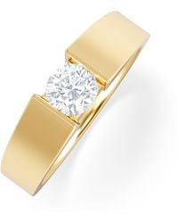 The Diamond Store - Jessica 0.50Ct Round Cut Lab Diamond Solitaire Engagement Ring - Lyst