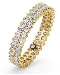 The Diamond Store - Eternity Ring Jasmine 18K Diamond 1.00Ct H/Si - Lyst
