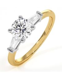 The Diamond Store - Isadora Gia Diamond Engagement Ring 18Ky 0.90Ct G/Si2 - Lyst