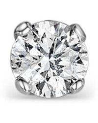 The Diamond Store - Single Stud Diamond Earring 0.50Ct Premium - Lyst