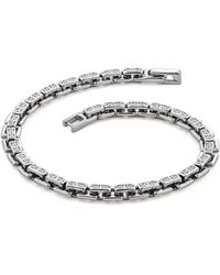 The Diamond Store - 0.85 Ct Havana Lab Grown Diamond Cuban Box Set Bracelet - Lyst