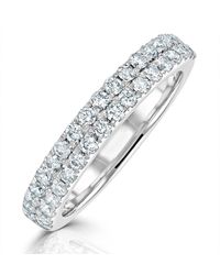 The Diamond Store - Eleanor Matching Wedding Band 0.70Ct G/Si Diamond - Lyst