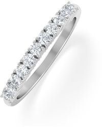 The Diamond Store - Half Eternity Ring 0.30Ct Lab Diamond 9K - Lyst
