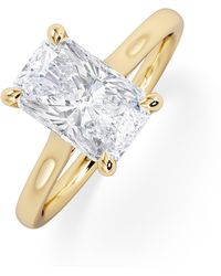 The Diamond Store - Amora Radiant 2.00Ct Lab Diamond Engagement Ring F/Vs1 Set - Lyst