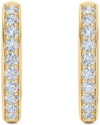 The Diamond Store - Heritage 0.50Ct Lab Diamond Hoop Earrings - Lyst