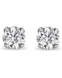 The Diamond Store - Diamond Earrings 1.00Ct Studs G/Vs Quality - Lyst